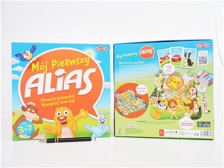 *GRA MÓJ PIERWSZY ALIAS, planszowa