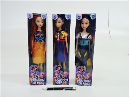 AST. LALKA 28 cm, łowczynie demonów, 3 wz.,  kart.