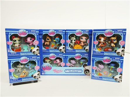 AST. LITTLEST PET SHOP figurka 2pak paris,   kart.