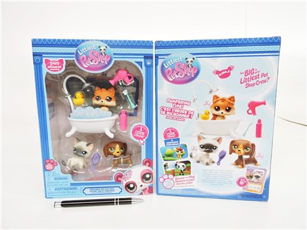 *LITTLEST PET SHOP, figurka, spa, 3fig