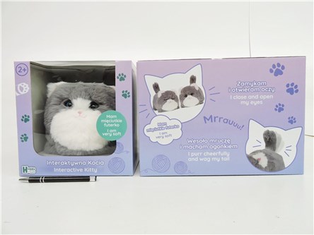 *HUGGY LUV INTERAKTYWNY KOT SZARY