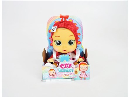 **CRY BABIES lalka, 30 cm, Czerwony Kapturek