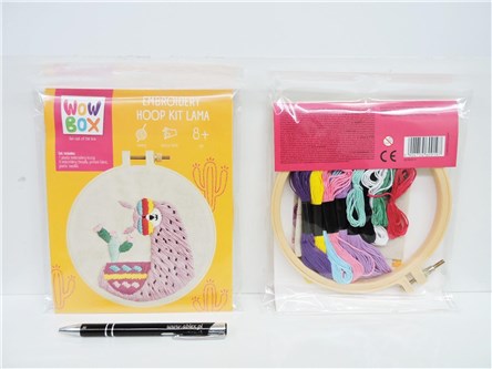 WOW BOX, zest. do haftowania, LAMA