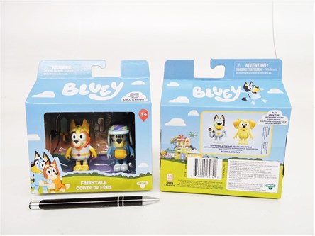 BLUEY figurka, baśniowe postacie, 2pak