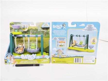 BLUEY, zest., żółw i huśtawka, 1fig