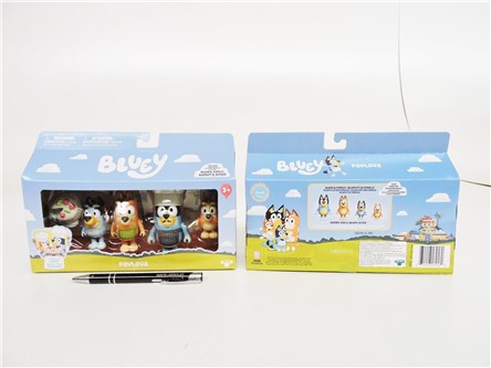*BLUEY CZAS NA DESER, 4pak, figurki