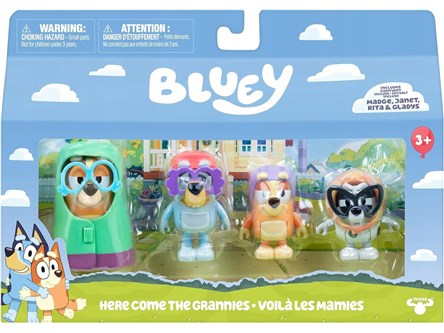 BLUEY figurki babcie 4pak