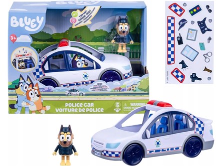 *BLUEY zestaw SAMOCHÓD POLICYJNY Z FIG POLICJANTA