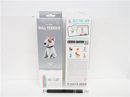 HEY CLAY, masa plast., fig, PSY TERRIER, 3pak