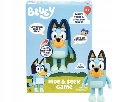 BLUEY ZABAWKA ELEKTRONICZNA ZABAWA W CHOWANEGO