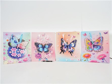 AST. TORBA x 12 PREZENT, 32x26x10 cm, motyle