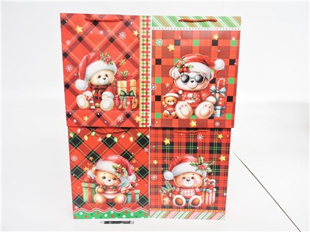 AST. TORBA x 12 PREZENT. 40x32x12 cm misie