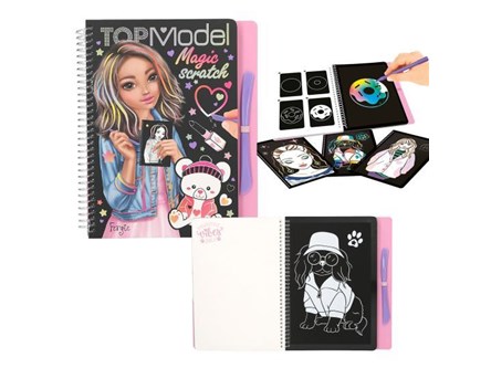 *KSIĄŻ. TOP MODEL zestaw magic scratch