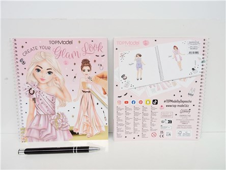 KSIĄŻ TOP MODEL DRESS ME UP, zest., GLAM LOOK