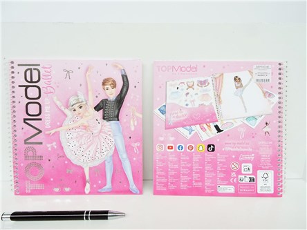 KSIĄŻ. TOP MODEL zestaw dress me up balet