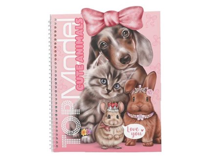 *KSIĄŻ. TOP MODEL zestaw dress me up ANIMALS