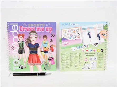 KSIĄŻ. TOP MODEL DRESS ME UP, zest., SPORT