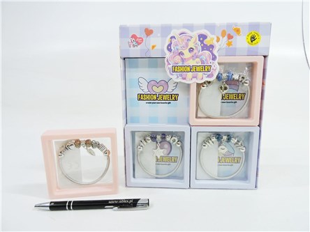 BRANSOLETKA x srebrna 12 9x9 cm,   displ.