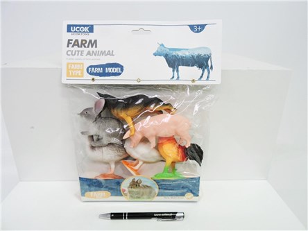 ZWIERZĘTA DOMOWE, 8-12 cm, 6 el.,          worek