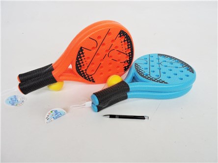 PADEL plażowy, rakietki + piłka, siatka , 2 kol