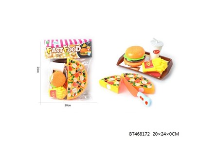 ZESTAW FAST FOOD pizza burger w folii