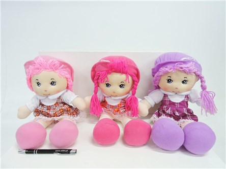 AST. LALKA szmacianka 34 cm, 3 wz.