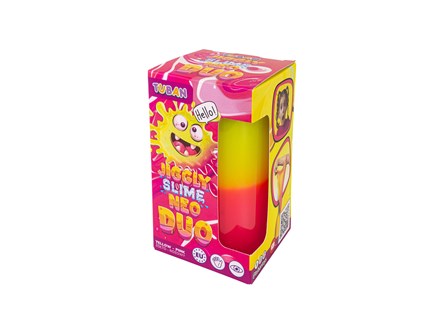 TUBAN JIGGLY SLIME fluo glow żółto-różowy 430 g