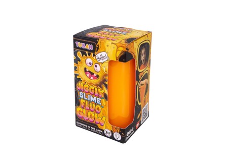 TUBAN JIGGLY SLIME fluo glow pomarańczowy 430 g