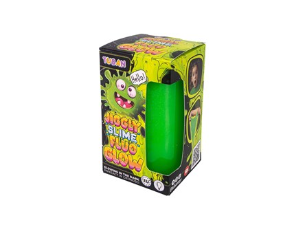 TUBAN JIGGLY SLIME fluo glow zielony 430 g