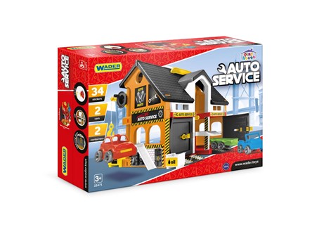 WADER DOMEK DLA LALEK, auto serwis, 15x39,5x59 cm